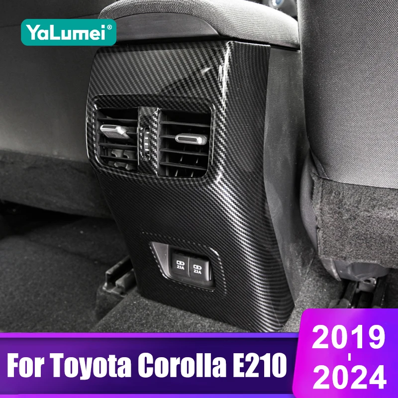 

For Toyota Corolla E210 2019 2020 2021 2022 2023 2024 Hybrid Car Rear Air Conditioning Vent Outlet Frame Trim Cover Accessories