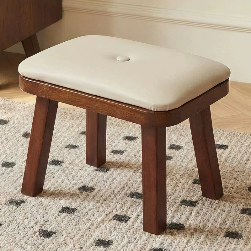 Shoemaker Relaxing Foot Stool Nordic Elegant Lounge Office Foot Stool Dressing Tble Portable Foot Rest Under Desk Furniture