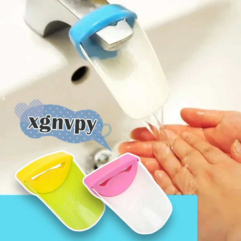 

xgnvpy Cartoon duck bill faucet extension hand sanitizer Sink extender Children's hand washing aid extender