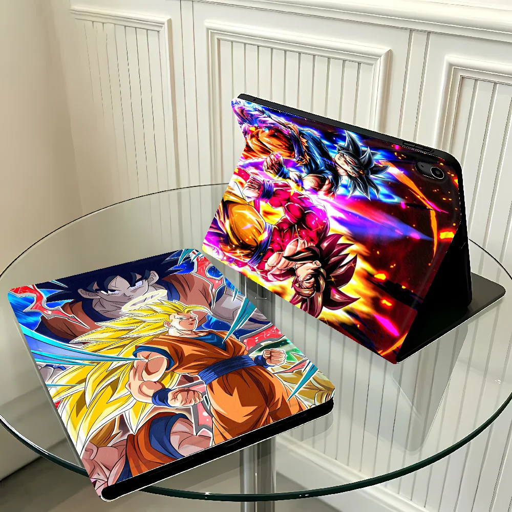 Dragon Anime Saiyan Gokus Case for Apple iPad 10th 7/8/9th Air 11 13 M4 M3 M2 A16 2026 Pro11 13 With Pencil Holder Air 4/5/6th