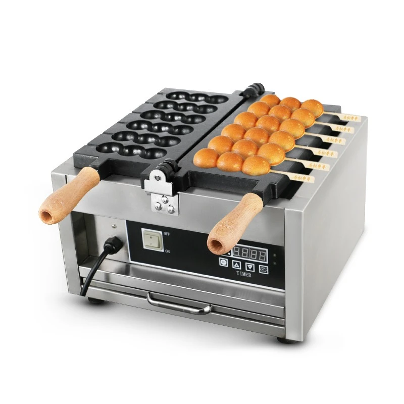 

Commercial Non Stick Egg Bubble Waffle Maker Electric Waffle Pancake Maker