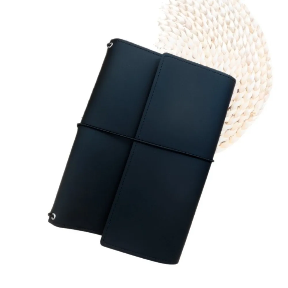 Leather Refillable Notebook Organizer Multifunctional A5 Vintage Journal Cover Portable Simple Book Protective Cover