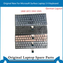 New  For Surface Laptop 3 Laptop 4 Keyboard 1886 1943 1945 1872 15inch  13.5inch German layout  QWERTZ