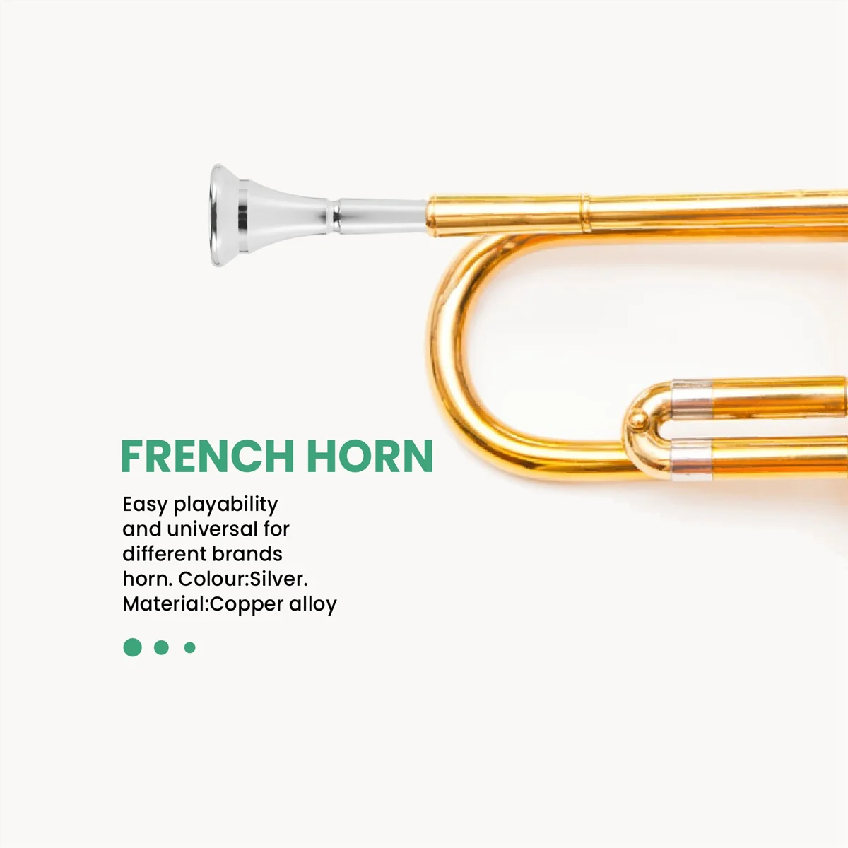 French Horn Mouthpiece Kit Includes 1 Pcs French Horn Mouth Piece for Adults Children and Beginners Musical Instrument-B