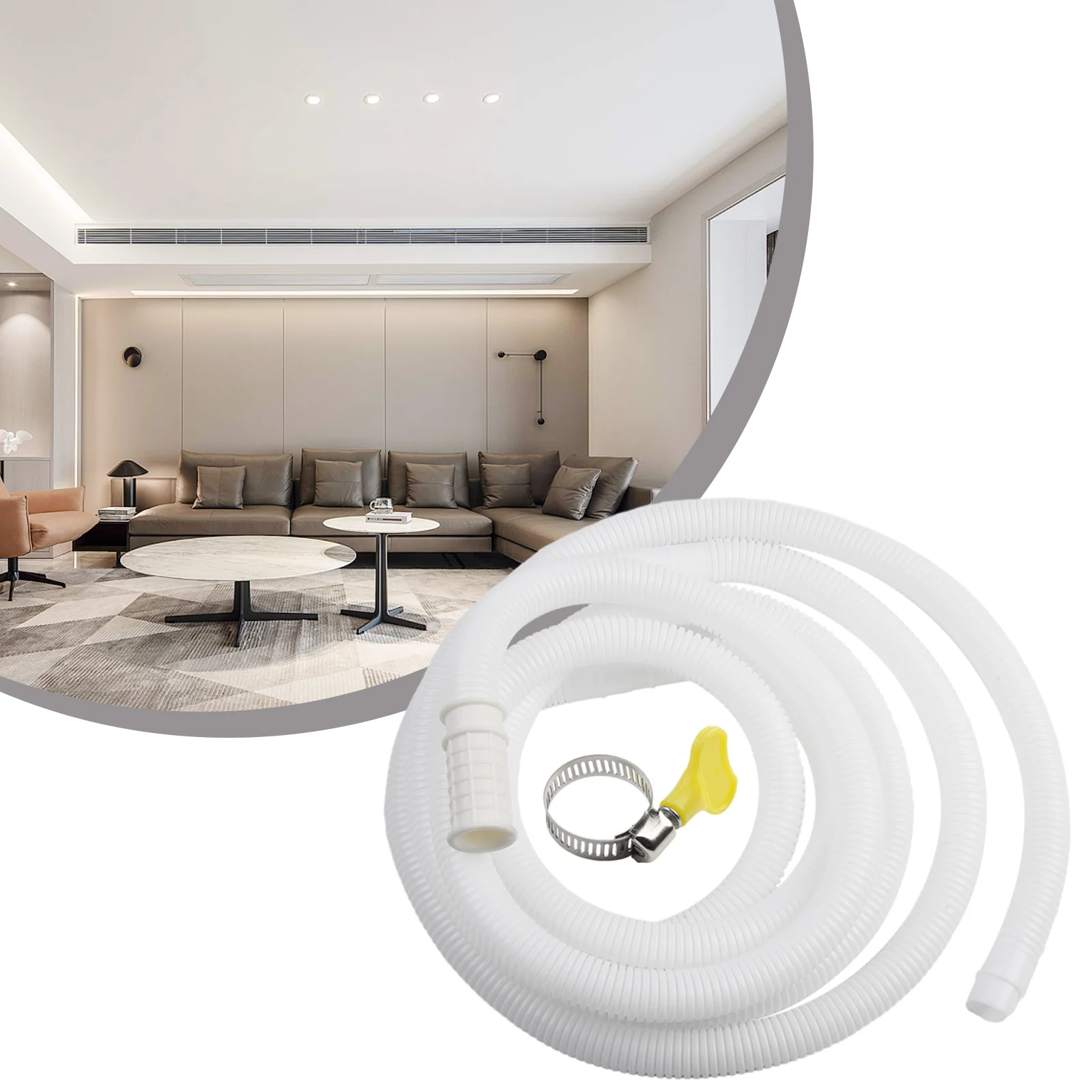 TPE Water Inlet Pipe 3 Meters Connected Washing Machine Extension Pipe For Air Conditioner Semi-automatic Washing Machine