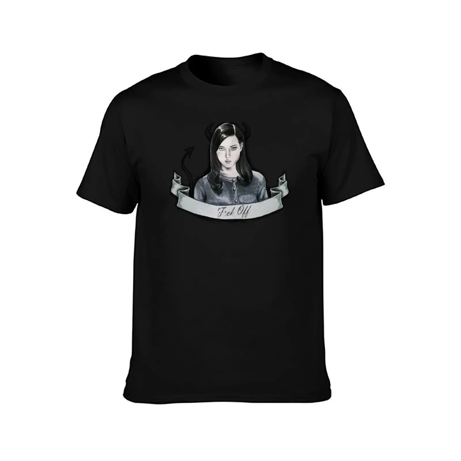 Aubrey Plaza T-Shirt cotton t-shirt plain for man package T-Shirt