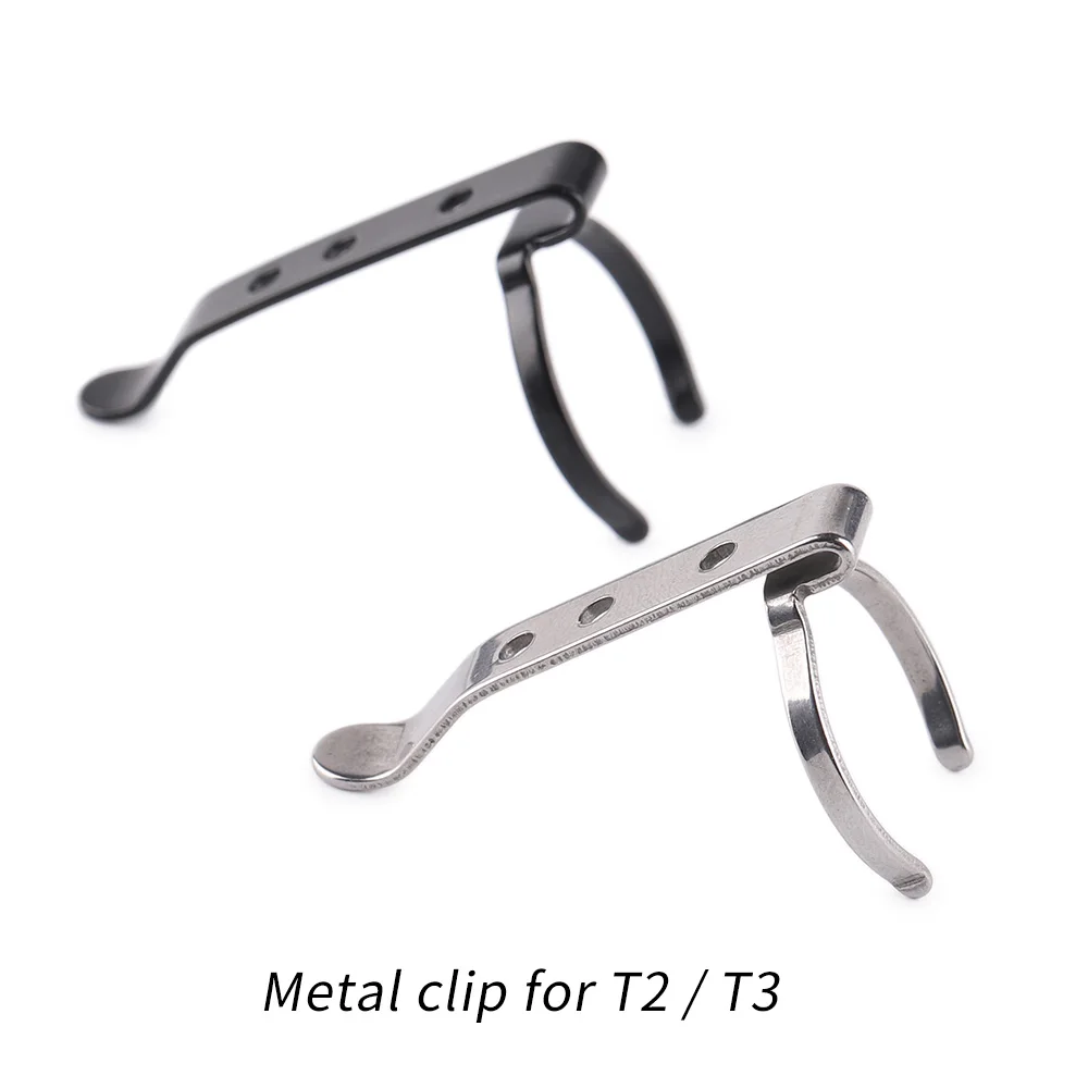 Stainless Steel Clip Suitable for T2 T3 flashlight Torch Light