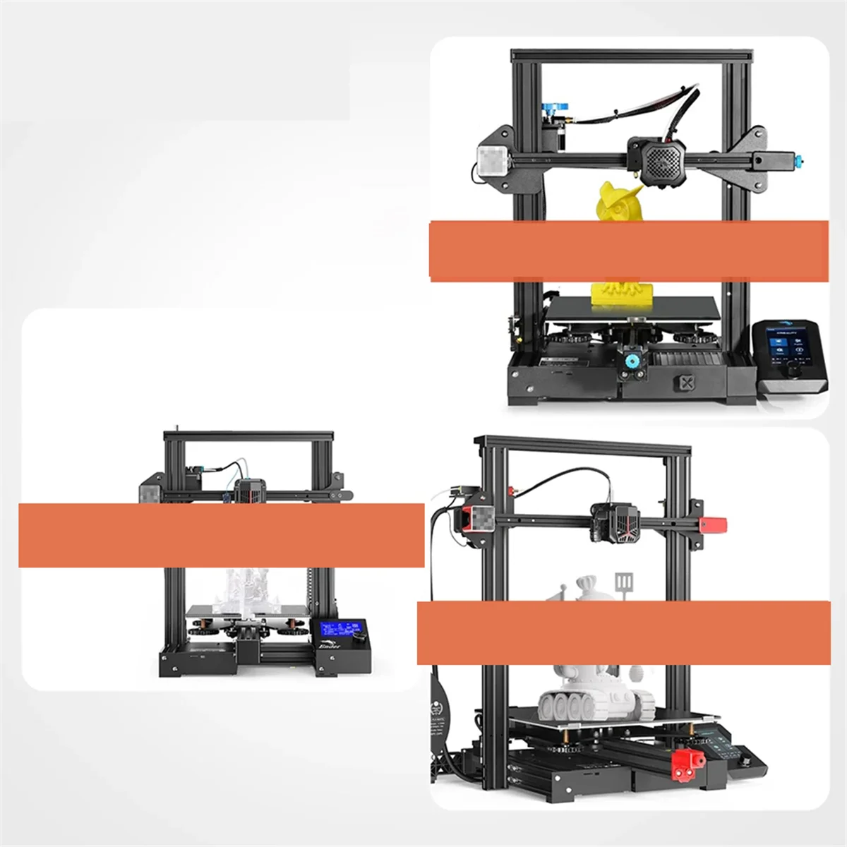 ชุดฮอตเอนด์ของเครื่องพิมพ์3D สำหรับ Ender3-Neo/V2 neo/max NEO Printer Hot end 0.4มม. หัวฉีด3D อุปกรณ์เสริมเครื่องพิมพ์