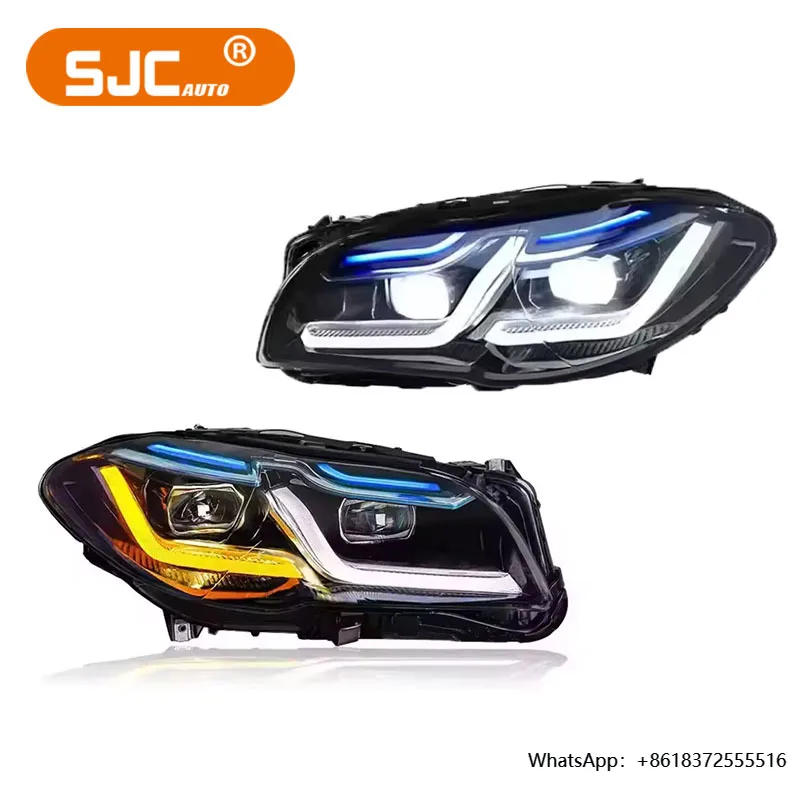 

daSJC Auto Car Accessories Headlights for 5 Series F10 F18 525i 530i 2011-2017 F10 to G30 LED Front Lamps Daytime Head Light