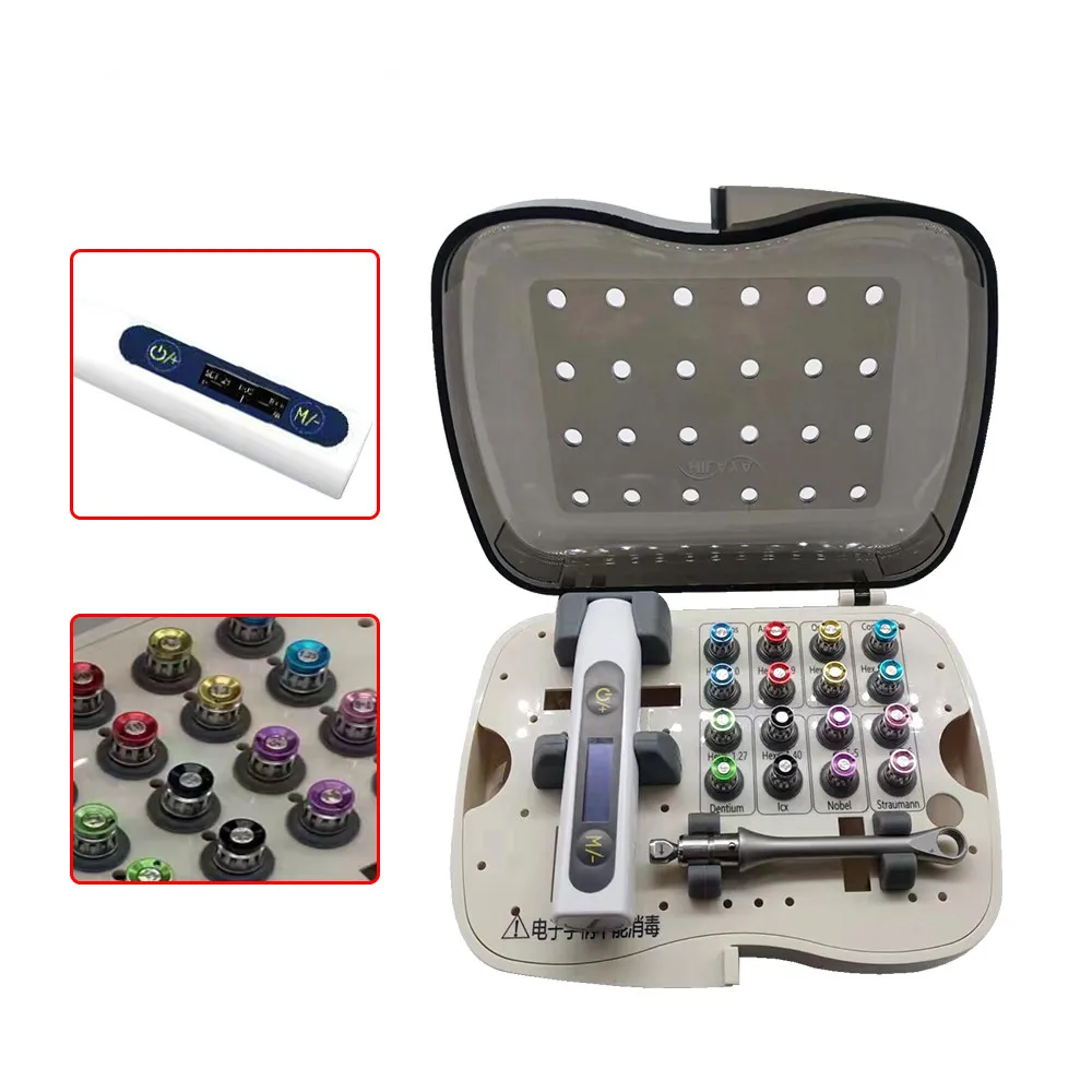 Electric Dental Universal Implant Torque Wrench Torque Driver Kit Dentistry Implant Repair Tools Screwdriver Repair Tools Set