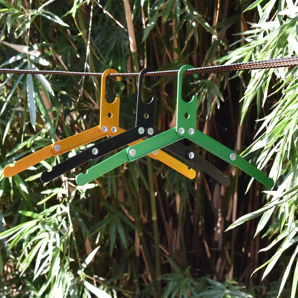 

Portable Hanger Foldable Clothes Hanger For Travel Camping Outdoor Space Saving Hangers For Shirts Pants Socks Underwear