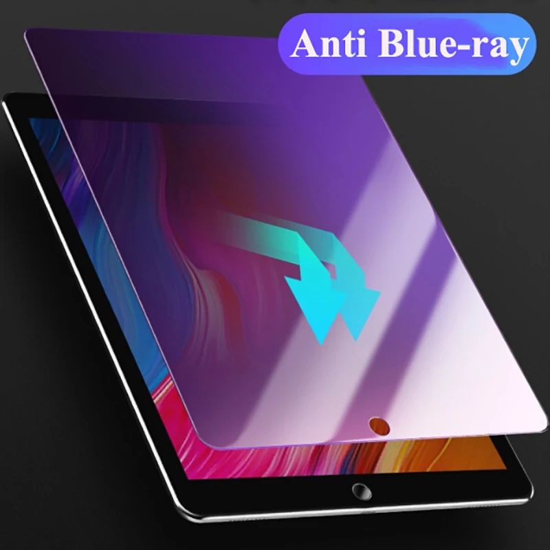 For iPad 10th 9th 8th 7th 6th 5th Anti Blue Light Tempered Glass Screen Protector For iPad 10.9 10.2 9.7 2022 2021 2020 2019