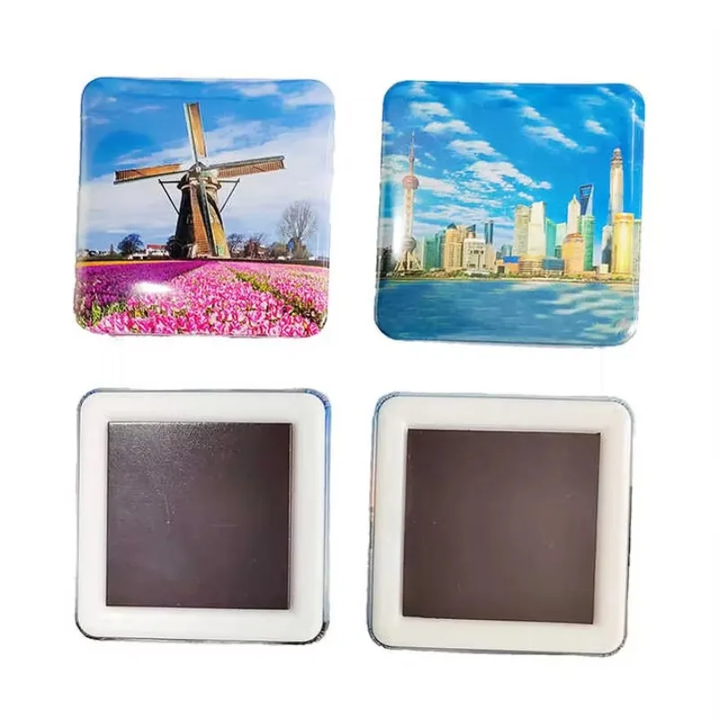 

In stock 2025Square 2*2 Inch Badge Making Machine+Cutter +200 Pcs Fridge Magnet Material