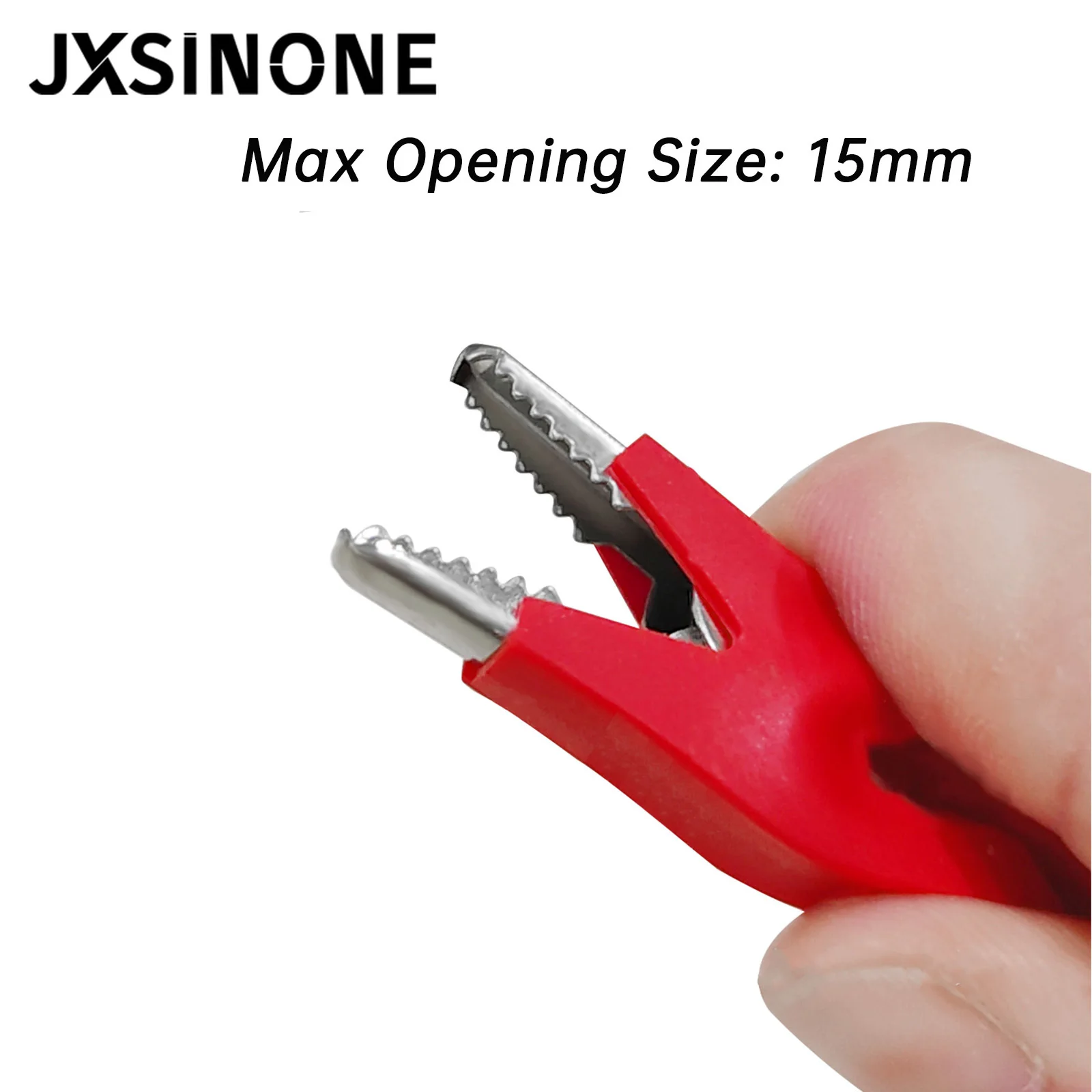 JXSINONE P1041B 1M 4mm Banana to Banana Plug Test Lead Kits Alligator Clip Clamps To 6mm U-type Plug Regulated Power Supply