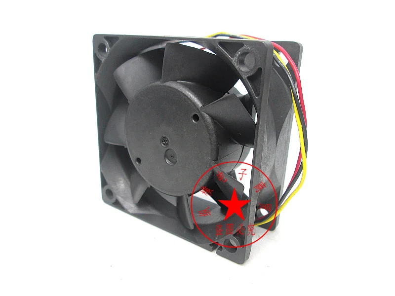 MELCO MMF-06D24E FC5 DC 24V 0.10A 60x60x25mm 3-Wire Server Cooling Fan