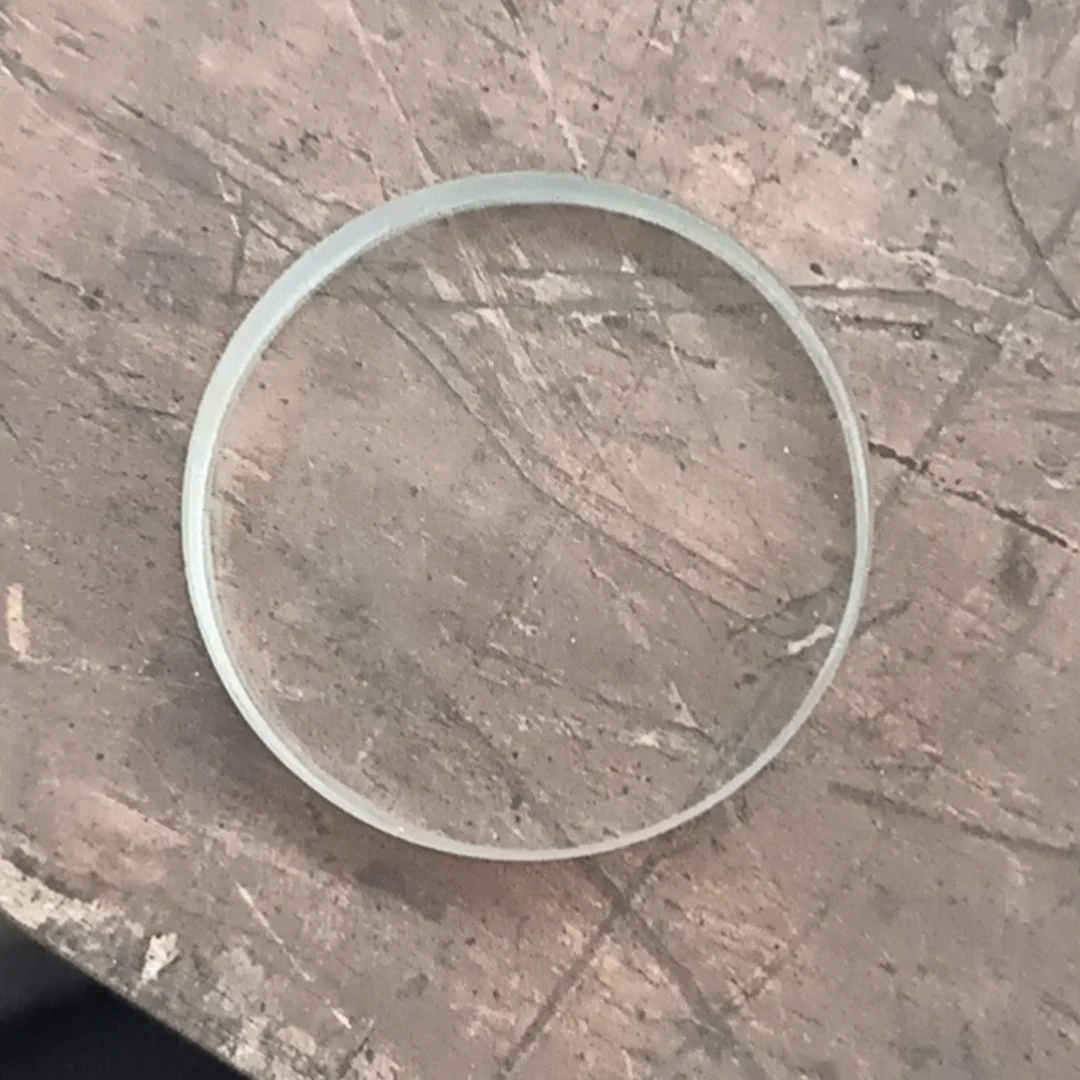 1pc 155-200mm Tempering Glass Plate Flat Lens High Temperature Resistance Acid and Alkali Resistance for Laboratory Industrial