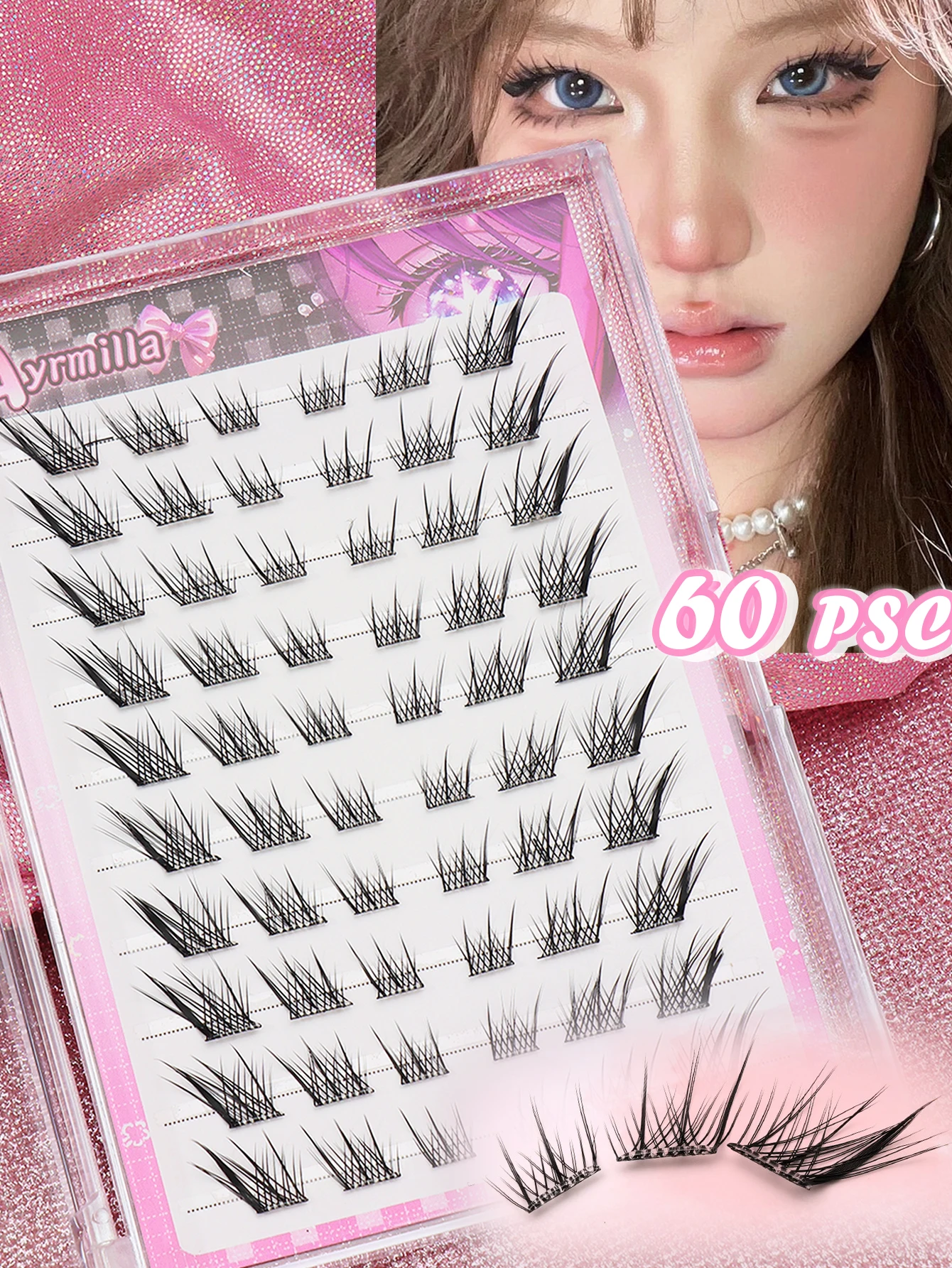 接着剤不要の DIY 斜めフライ 60 個のクラスター。快適な着用感、接着剤不要、便利で再利用可能、旅行に不可欠です。