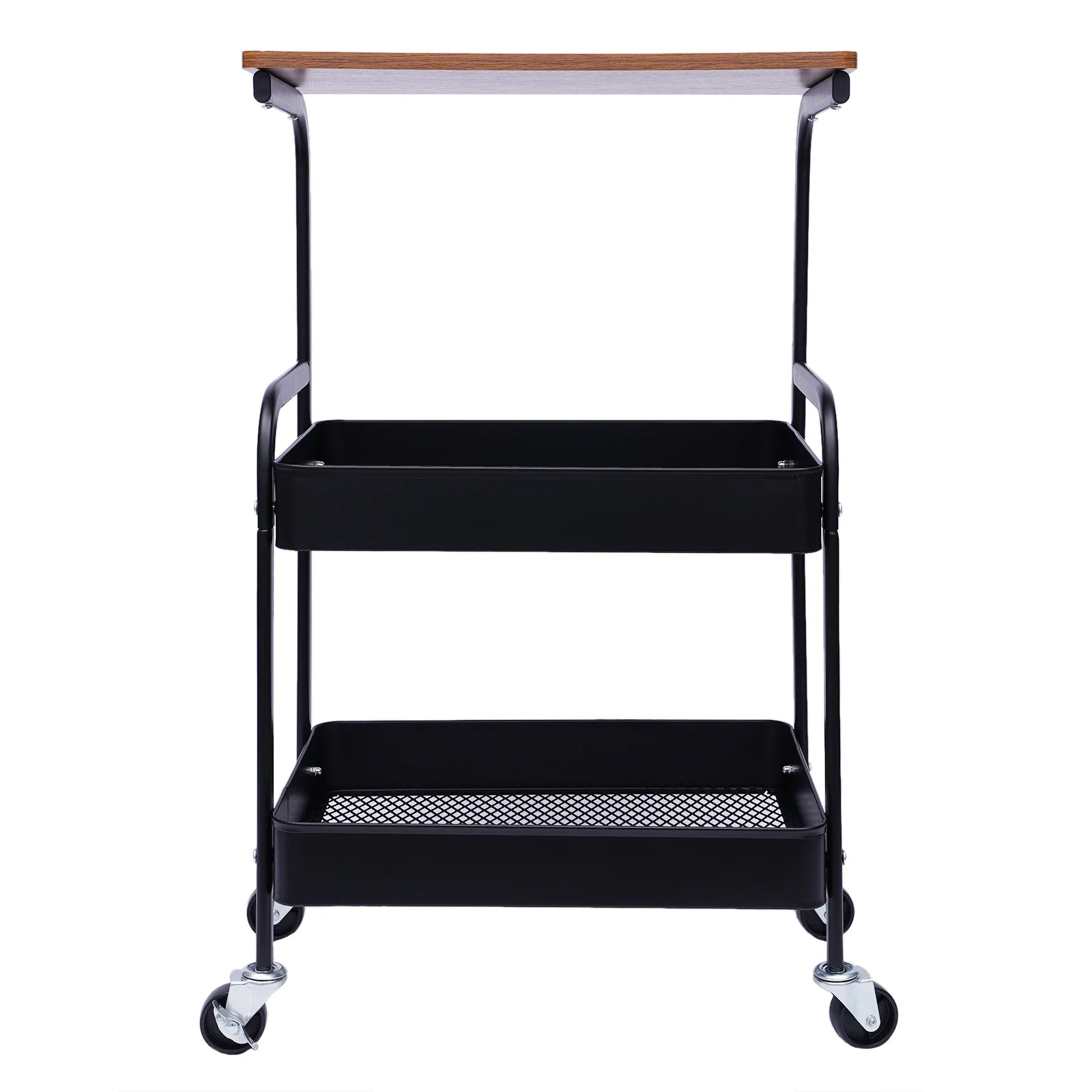 

3 Tier Mobile Printer Stand Multipurpose Holder with 4xUniversal Wheels For Home Office Small Space