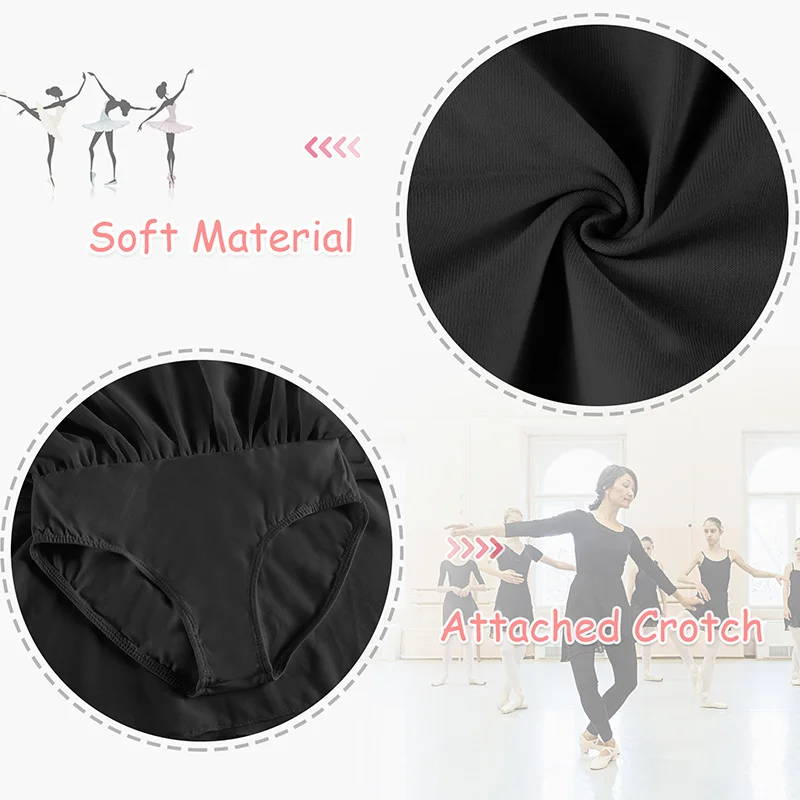 Dziewczęce świąteczne body baletowe z długim rękawem, spódniczki gimnastyczne z motywem motyla, odkryte plecy i podszewka, sukienka do tańca.