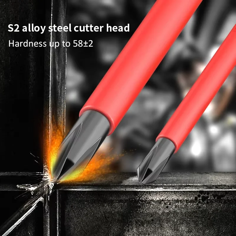 LAOA VDE Insulated Screwdriver S2 Steel Magnetic Phillips Slotted Electrical Safe Screwdriver for Electrician Live Wire Work