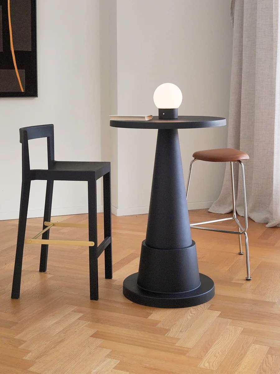 Round bar table Home casual table Cafe Bar and chairs High Original design