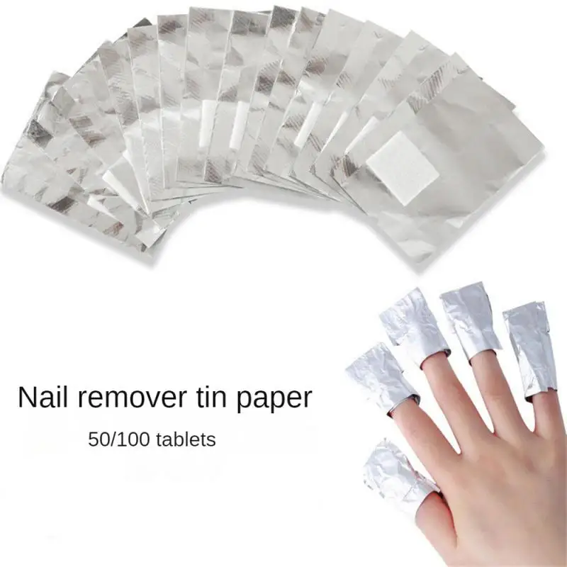 

Remover Wraps Safe Professional Quality Time-saving Convenient Easy To Use Gentle On Natural Nails Manicure Tools Aluminum Foil