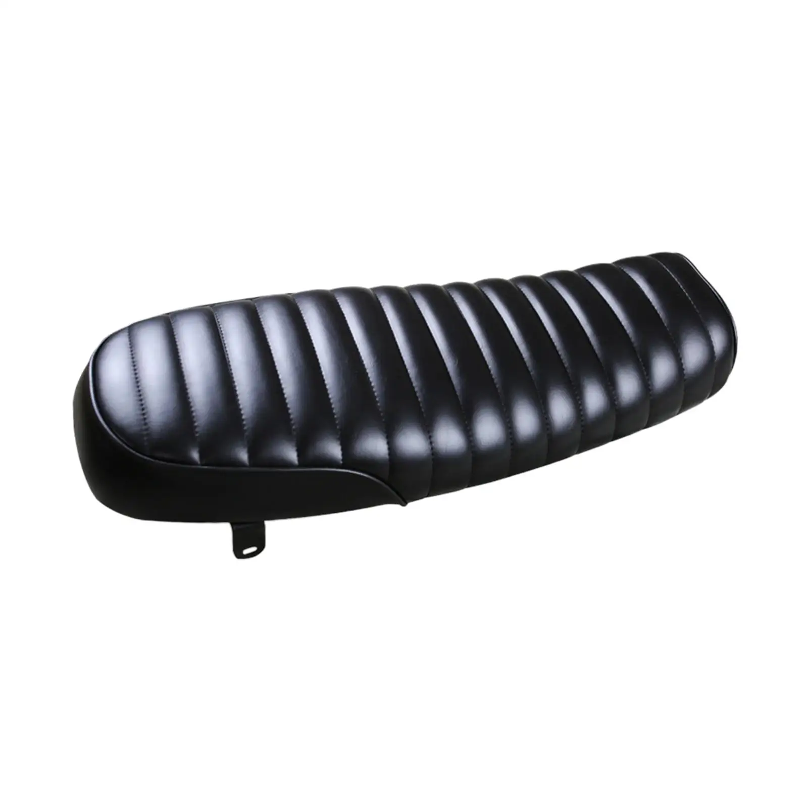 Adjustable Motorcycle Seat PU Leather Classic Saddle Comfort Pad for Universal Café Racer Bike Modification