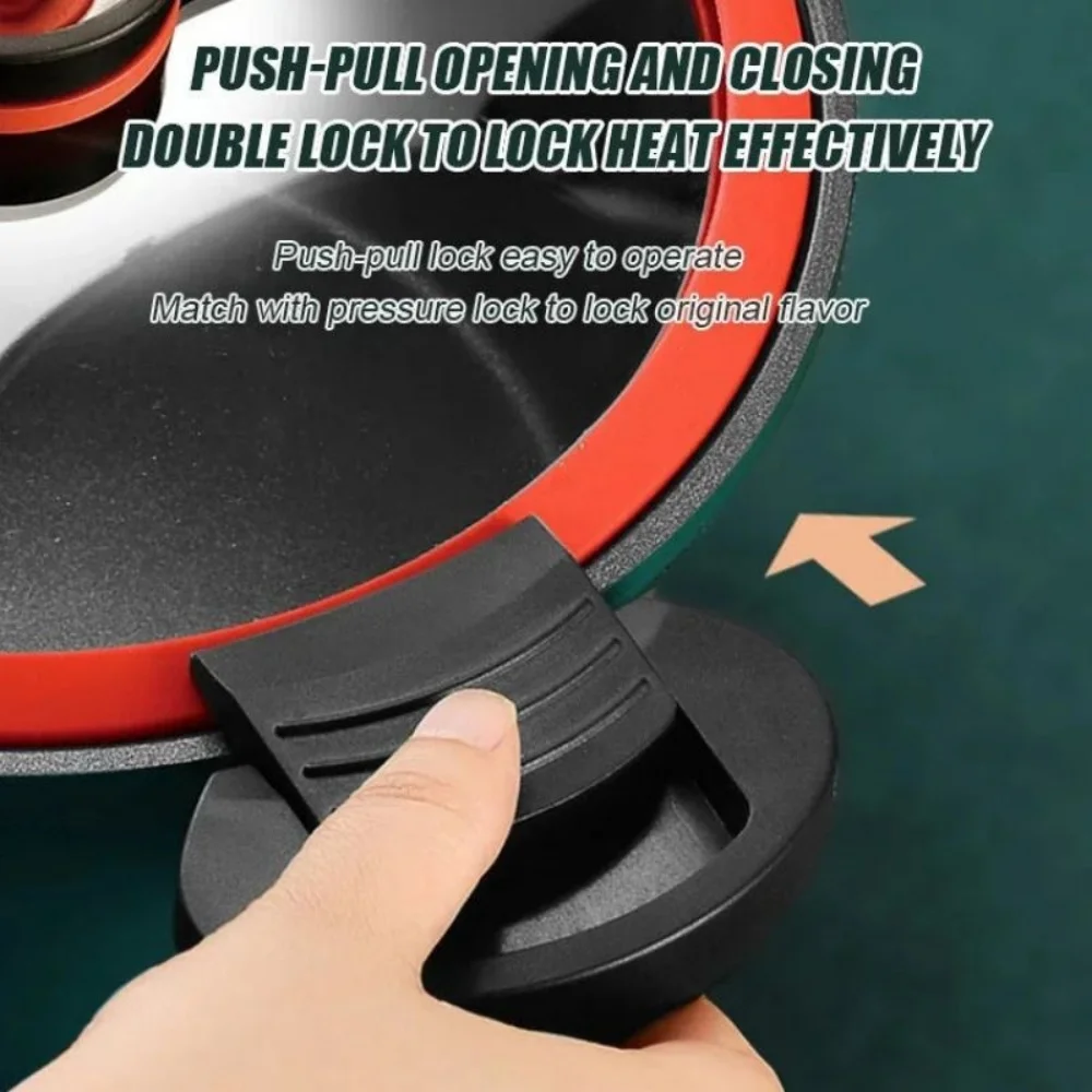

Pressure Cooker 3L Soup Meat Pot Rice Cooker Gas Stove Micro Pressure Cooker Stew Pot Non-Stick Cooking Pots Kitchenware