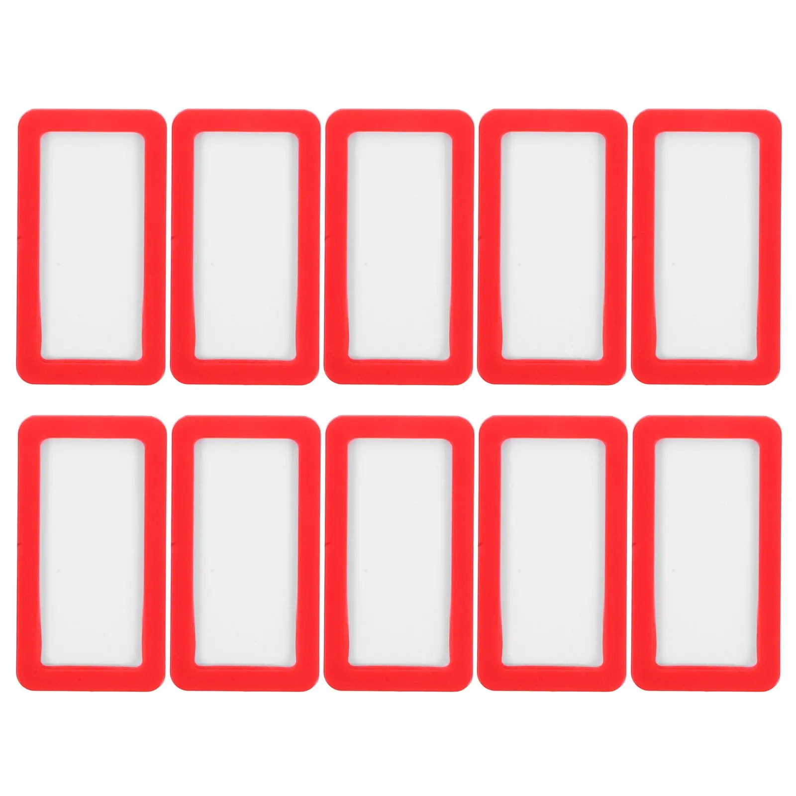 

10 Pcs Magnetic Label Shelf Labels Trash Can Kitchen Cabinet Rubber Tools for Shelving