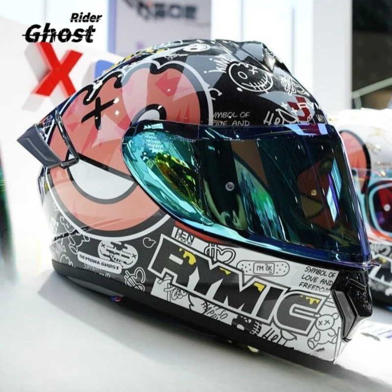 

Мотоциклетный шлем с двойными линзами, водонепроницаемый, для мужчин и женщин, всесезонный, полнолицевой, для мотокросса