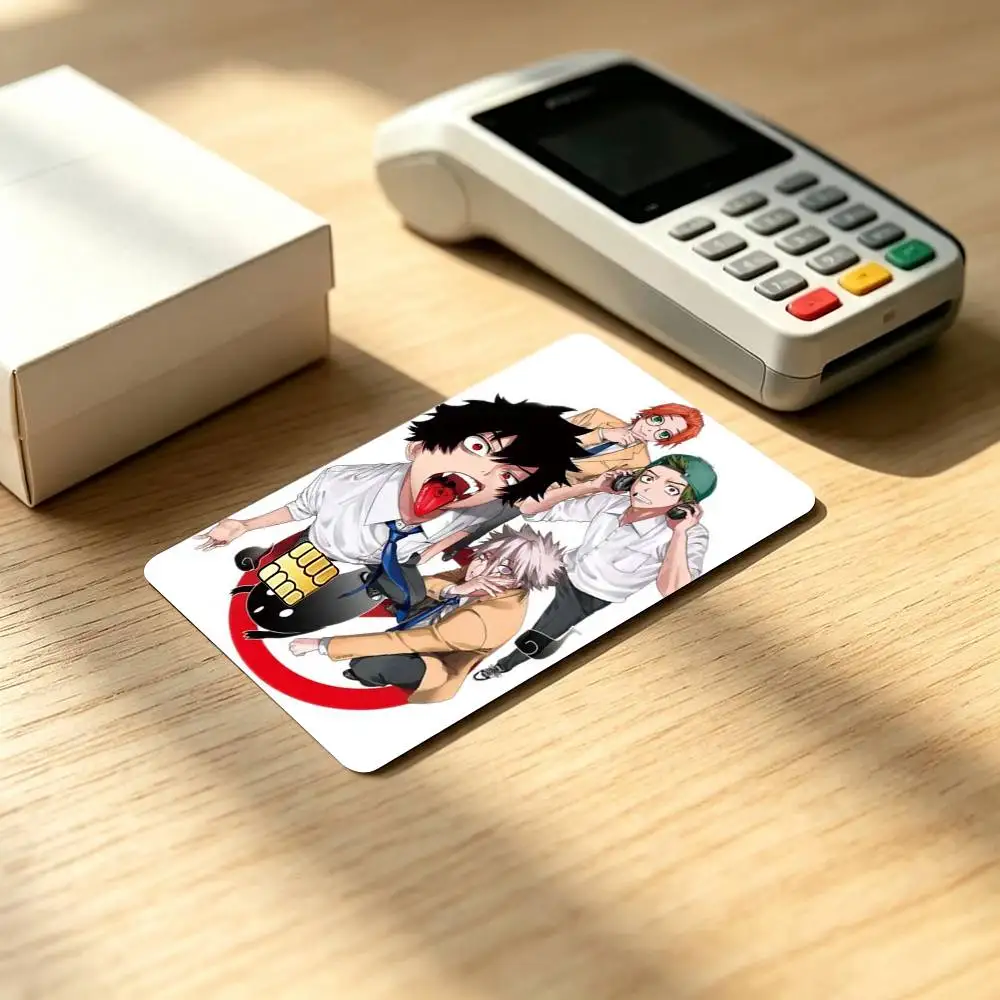 Phantom Busters Tamon K-Kanzaki Credit Card HD Stickers Small Chip Waterproof Sticker Game Card Decal Gift