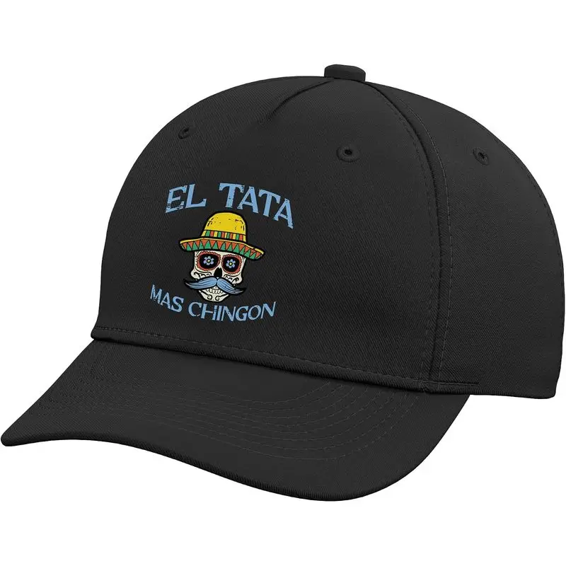 Fathers Day El Tata Mas Chingon Mexican Spanish Dad Papa Men Adjustable Baseball Hat