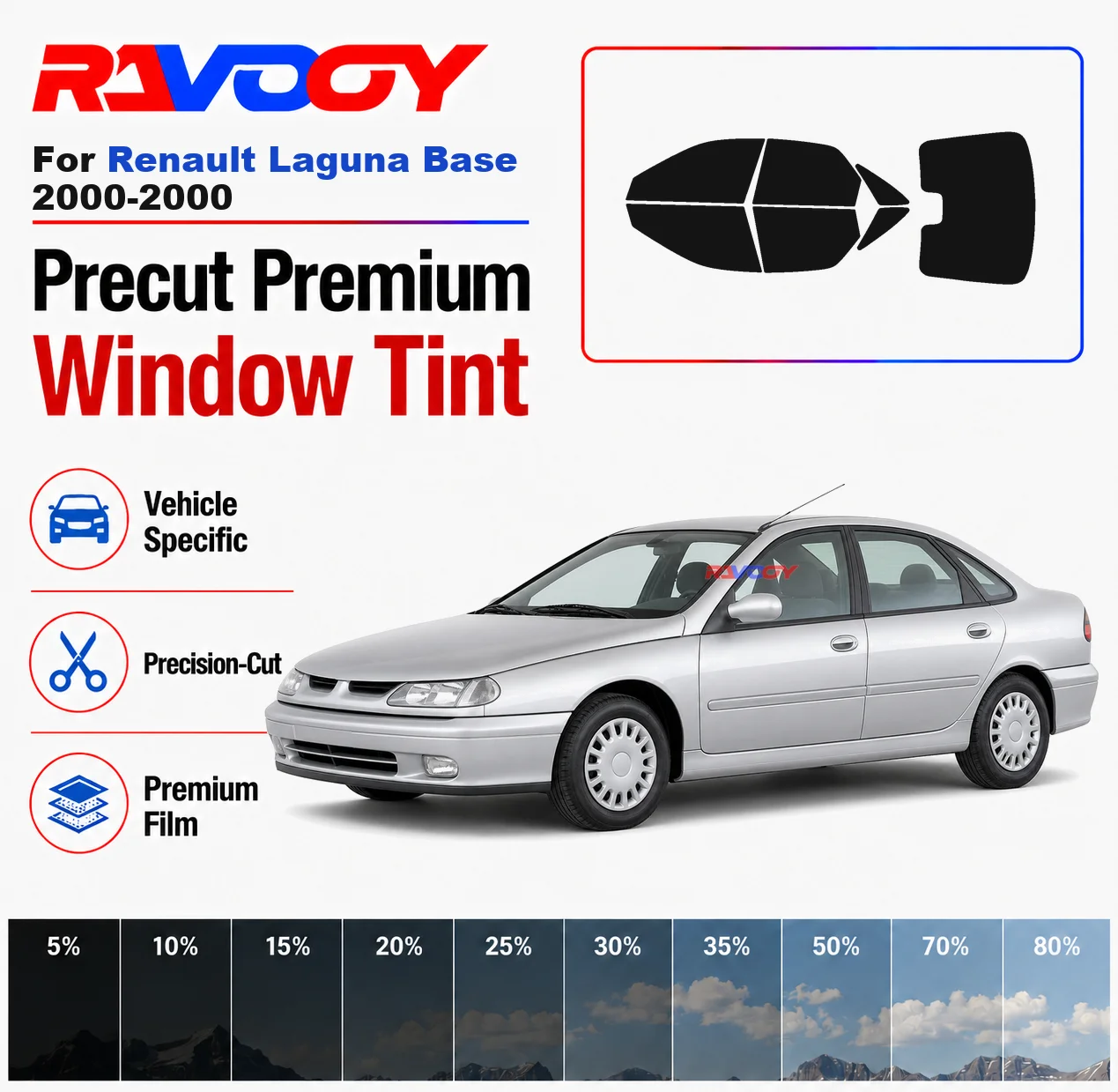 premium-precut-window-tint-kit-front-rear-windows-rear-windshield-for-renault-laguna-base-2000-2000-car-solar-nano-ceramic-film