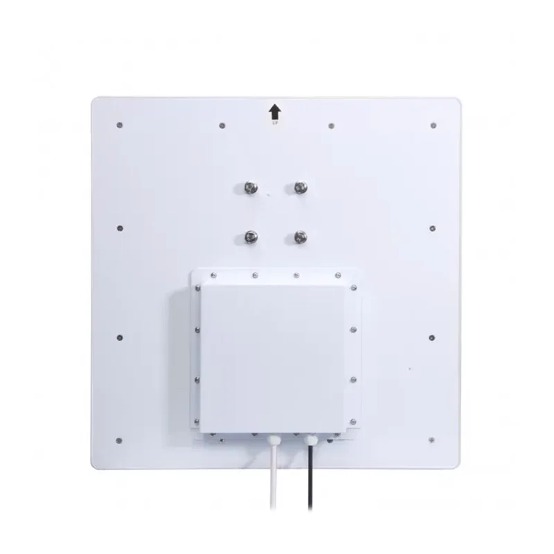 Impinj E710 Pembaca RFID UHF Jarak Jauh Terintegrasi 30m Antena Gain 12dbi Terpasang Relay USB Antarmuka TCP IP Untuk Kontrol Akses