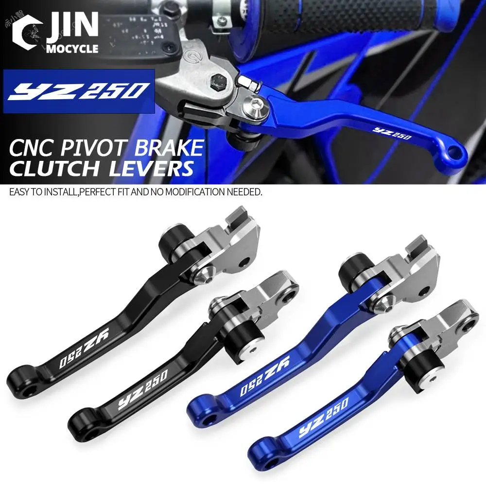 Motorcycle Accessores Brake Clutch Lever CNC Dirt Bike Brakes Levers FOR YAMAHA YZ250 YZ 250 2001 2002 2003 2004 2005 2006 2007 