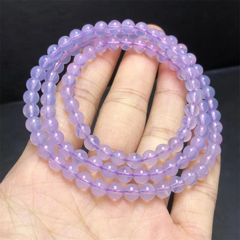 

5 мм натуральный альбетовый жадеит тройной круг браслет ювелирные изделия с кристаллами детский подарок на день рождения и праздник 1 шт.