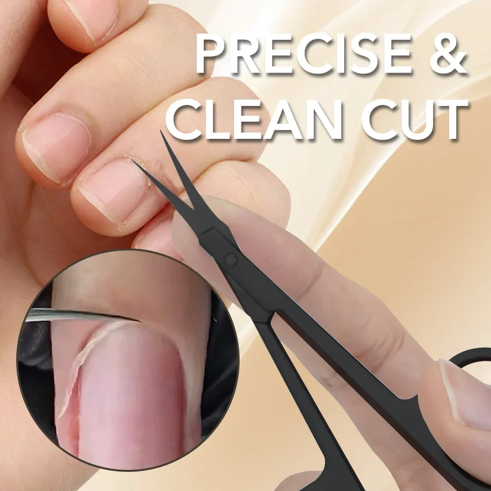 1 Stuks Russische Nagelriem Schaar Nipper Dode Huid Schaar Rvs Manicure Gereedschap Draagbare Exfoliërende Nail Trimmer Clipper