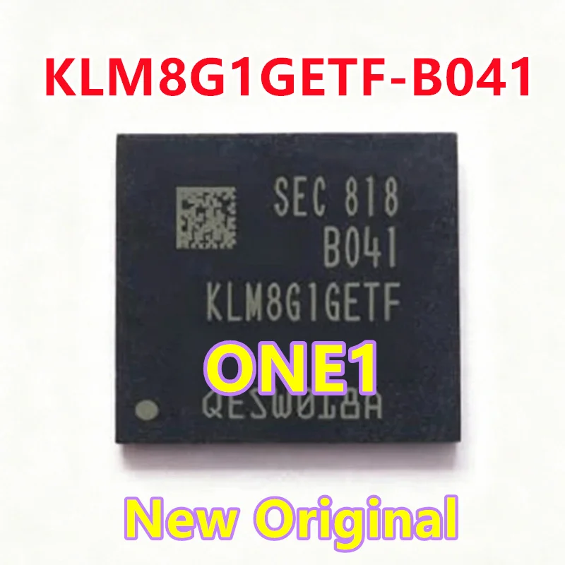 New original KLM8G1GETF-B041 KLM8G1GETF FBGA-153(11.5x13) 5.1 EMMC memory chip 8G ROHS