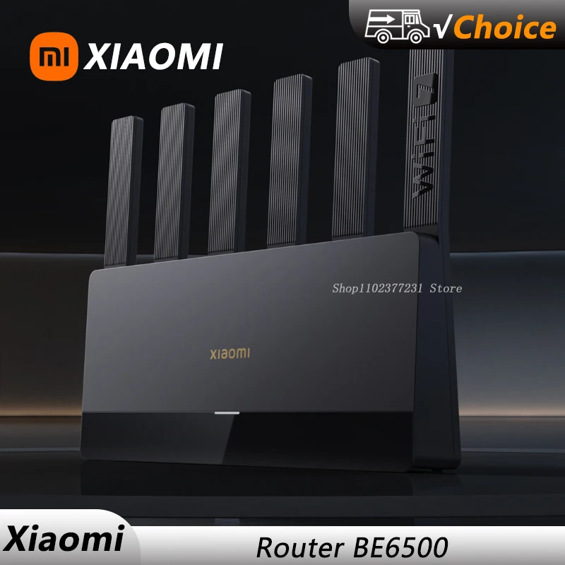 

Xiaomi Router BE6500 Wi-Fi 7 4-Core 2.5G Ethernet Port lOT Intelligent Linkage Mesh Networking MLO Dual Bands Mijia APP ﻿