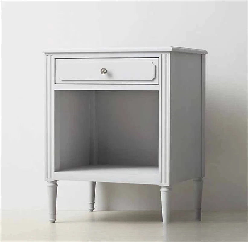 

Solid wood bedside table, retro and old, storage, bedroom, antique.