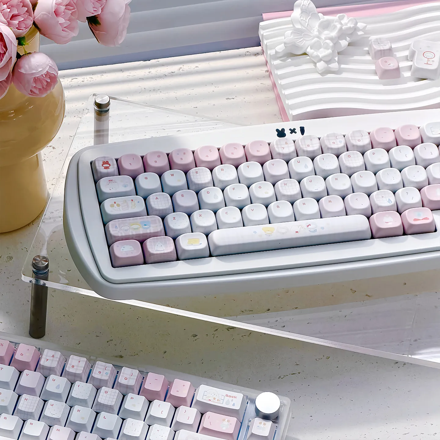 URE Märchen-Kindergarten Tastenkappen-Set für MX Gamer Mechanische Tastatur Personalisierte Tastenkappen Cherry-Profil Maßgeschneiderte Geschenke – Detail 17