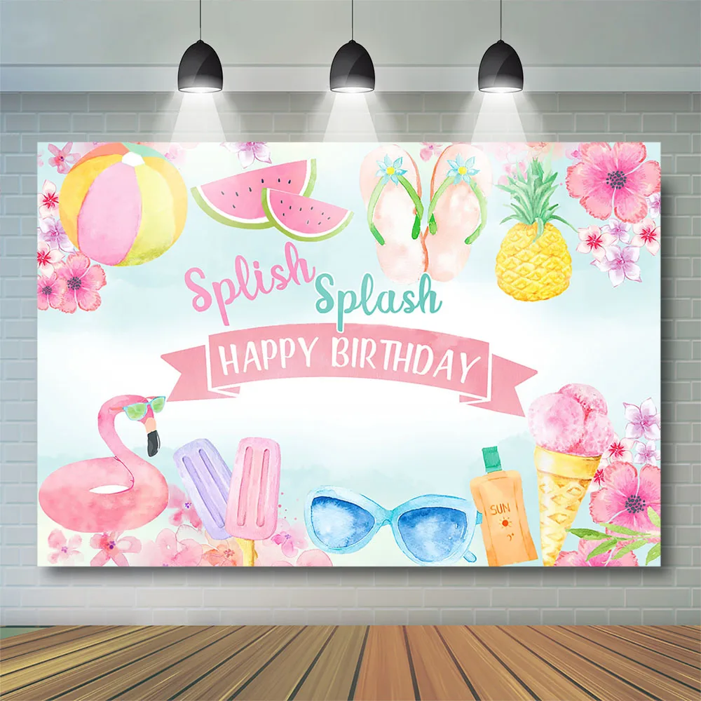 Mocsicka-子供の背景装飾、ビーチのテーマ、スプラッシュ、男の子、女の子、写真、スタジオ、誕生日、夏、小道具
