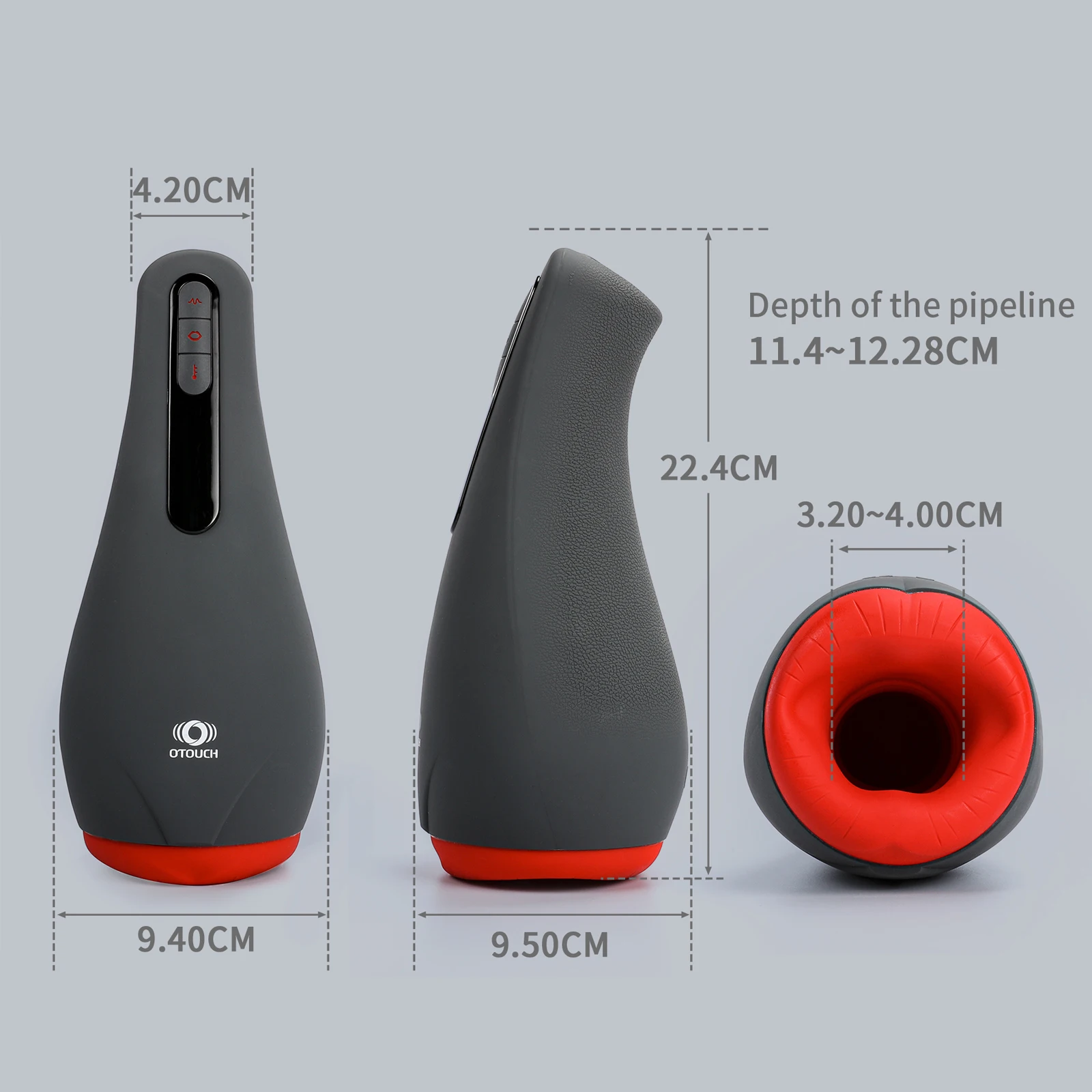 Otouch-Airturn 2 Masturbador Masculino Automático, Chupando Boquete, Máquina de sexo, Aquecimento Vibratório Vagina, Masturbação Brinquedos Sexuais para Homens