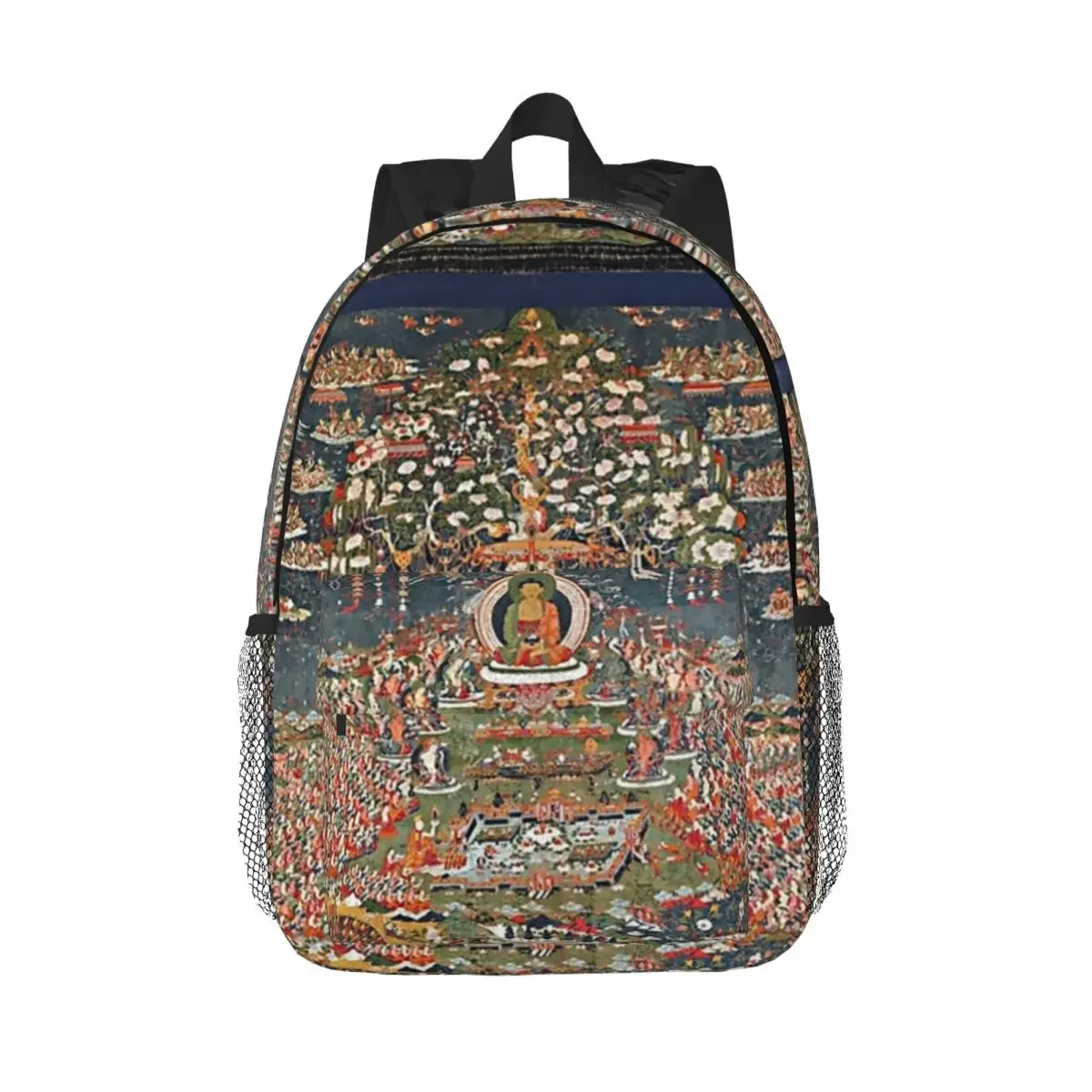 Amitabha, The Buddha Of The Western Pure Land (Sukhavati) Backpacks Boys Girls Bookbag  School Bags Laptop Rucksack Shoulder Bag