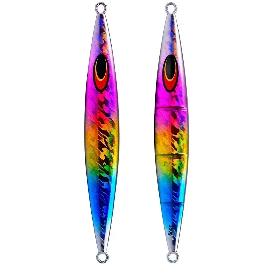 NONE 200g Lange Casting Langsam Sinkende Angeln Lockt Jigging Harte Wobbler Künstliche Köder Leuchtende Vertikale Angeln Locken Angeln Jig 5