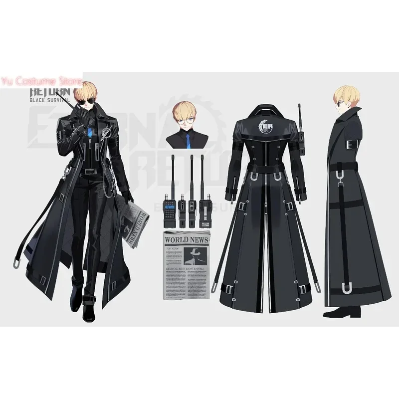 Yu Eternal Return Alex Agent Costumes Cosplay Costume Cos Game Anime Party Uniform Hallowen Play Role Clothes Clothinga;3,v'5.t; view 2
