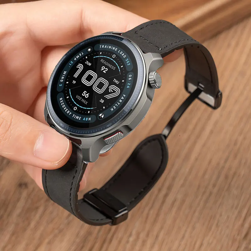 Für Huawei GT5pro GT6pro 46mm Lederband Armband Magnetische Armband 22mm Für Amazfit Balance 2 BIP 5 6 Amazfit GTR 4 Correa