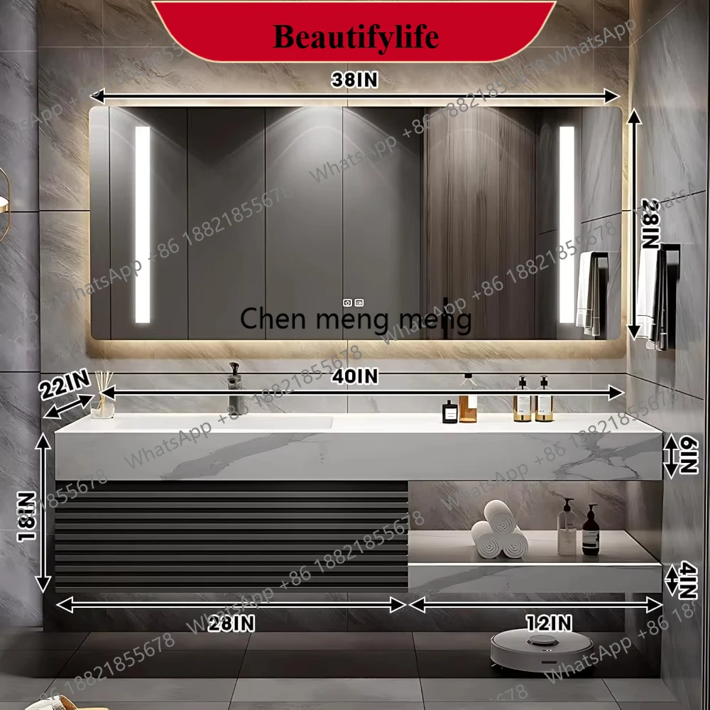 

F185 Solid Wood Bathroom Sink Cabinet Sink Cabinet With Sink For Bathroom Cabinet Table Top Vanity Floating