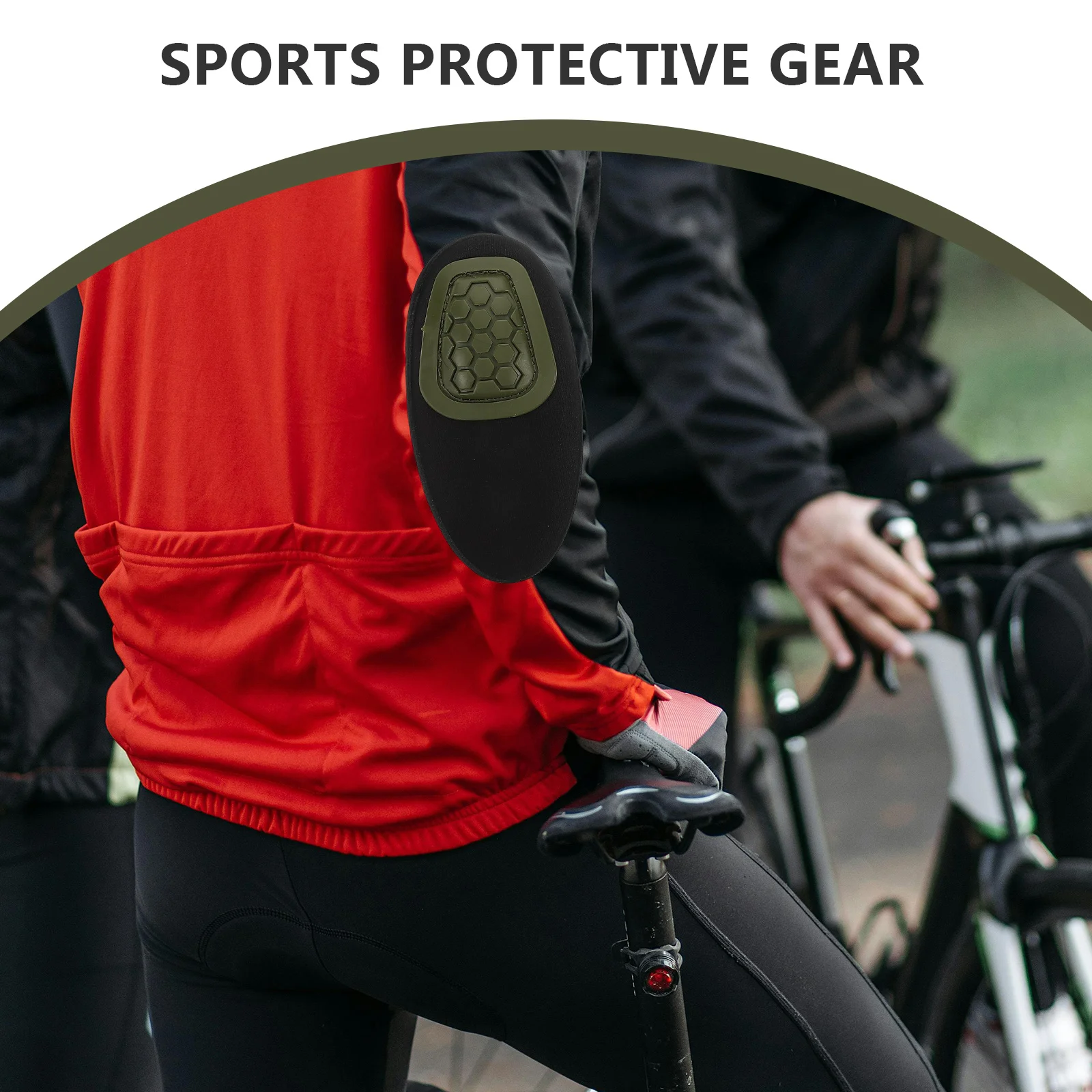 Juego de 4 rodilleras y coderas, color verde, para deportes al aire libre, ciclismo, senderismo, patinaje, equipo de seguridad táctico, protectores de articulaciones