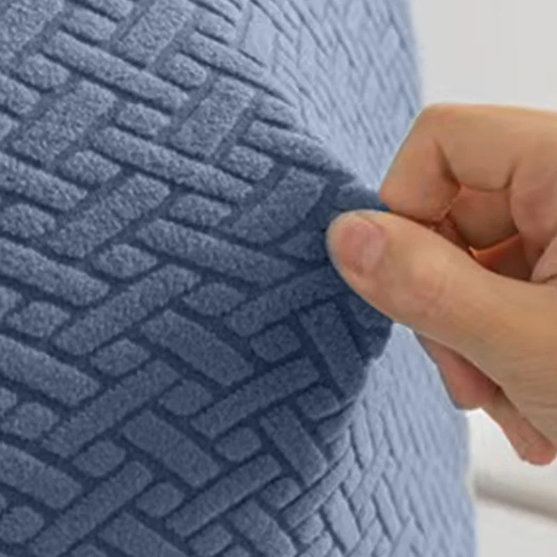 1PC Elegant Home Folding Dining Zacht Elastisch Polyester Rugleuning Stoelhoes - Stijlvolle kantoorcomputer Stofdichte stoel